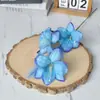 Arranjos de Flores de Lírio Pintura a Óleo Simulada para Decoração de Sala de Estar, Montagem de Lobby de Hotel e Quarto de Hóspedes, Adereços de Fotografia, Vitrines e Expositores