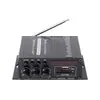 Mini AK370BT 5.0 Amplificador de potência Bluetooth U disco SD cartão FM haste antena, DC12V amplificador de potência doméstico para carro