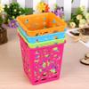 Balde de Armazenamento de Plástico PP Mini Balde para Armazenamento de Material de Escritório na Mesa Balde Organizador Multifuncional para Diversos Itens