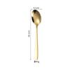 Acero Inoxidable Juego de Cinco Piezas Tenedor Cuchara Cuchillo para Carne y Tenedor para Comida Occidental Juego de Hotel Vajilla Transfronteriza Cuchara de Postre Mango Cuadrado Amazon