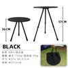 Mesa Pequena Redonda Dobrável para Exterior Estilo Camping Mesa Portátil Elevável Mesa de Chá Simples Mesa de Piquenique Autodirigível Estilo Camping Pequena Mesa de Centro para Pátio