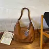 Otoño 2026 Nuevo Color Sólido Alto Valor Portátil para Viajes al Trabajo Bolso de Hombro con Asa Grande Capacidad Personalidad Bolso de Hombro Portátil
