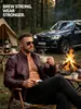 Chaqueta de cuero para hombre estilo motociclista europeo y americano con cuello alto, corte ajustado, de piel sintética, ideal para otoño e invierno, estilo casual y de comercio exterior.