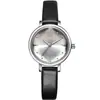 Shengke shengke estudiante moda cinturón moderno casual simple oro rosa Reloj de cuarzo para mujer estilo campus