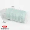 Hilo de Algodón Retorcido a Mano Estilo Xizang de 1 mm para Manualidades, Hilo para Pulseras, Cuerda para Tejer, Cuerda de Algodón Hecha a Mano para Bricolaje, Hilo para Pulseras, Cuerda Trenzada Enrollada