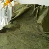 Tela Jacquard de Seda Dorada con Flores en Relieve Pintadas a Mano Estilo Pastoral Vestido Chaleco Chaqueta Cojín Color Tejido