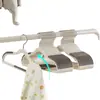 Cabide de Plástico para Roupas Cabide Doméstico para Pendurar Roupas Ângulo de Ombro Contínuo Cabide de Roupas Secagem Antiderrapante Proteção para os Ombros Cabide à Prova de Vento Cabide para Quarto de Dormir Cabide para Guarda-Roupa