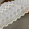 Fábrica de atacado largura 13 cm bordado de algodão acessórios de renda DIY fio de algodão oco acessórios de vestuário de renda