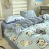 Atacado do Fabricante Conjunto de Roupa de Cama Cartoon de Quatro Peças, Lençol de Cama de Peça Única, Lençol de Cama de Dormitório, Capa de Colcha, Capa de Colcha Estilo Ins, Conjunto de Três Peças, Temporada de Primavera 3