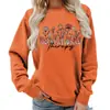 Tops con Cuello Redondo Estampados de Terapia Ocupacional Sudadera Suministro de Amazon Chaquetas de Otoño e Invierno