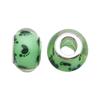 Verde estilo europeo y americano resina cuentas de agujero grande accesorios para pulsera accesorios DIY perforado taladrado cuentas sueltas transfronterizo