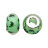 Color Verde Estilo Europeo y Americano Resina Cuentas de Agujero Grande Pulsera Accesorios Joyería Accesorios DIY Perforado Pedrería Cuentas Sueltas Transfronterizo