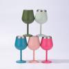 Taças Multiespecificação Transfronteiriças, Taças de Vinho Criativas de Aço Inoxidável 304, Taças de Coquetel Simples de Camada Dupla, Copos para Manter o Frio