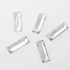 Atacado do Fabricante Strass Acrílico, Strass Longo com Fundo Plano, Strass Retangular com Fundo Plano, Acessórios para Chapéus e Roupas