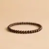Pulseira de Sândalo Antiga Pequena Fina Sândalo Verde Pulseira de Casal Feminina Nicho Versátil High-end Retrô Estilo Étnico