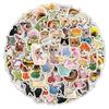 62 adesivos de gatinhos fofos adesivos de animais gatinhos super fofos adesivos à prova d'água para celular iPad decoração estilo Ins