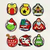 Llavero Navideño de Dibujos Animados Colgante Creativo de Goma Suave Accesorio para Mochila Regalo Navideño Adorno Lindo Personalizado