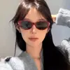 Óculos de Sol Poligonais Tendência Moda Estilo Coreano Armação Estreita Olho de Gato Novo Estilo Óculos de Sol de Alta Qualidade para Menina Popular E