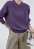 Suéter Pulôver Macio Novo de Tricô Trançado Outono/Inverno, Suéter de Cashmere com Tricô Trançado de Manga Longa para Mulheres, Gola Redonda Engrossada