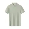 Camisa polo de algodón de 220 g, 21 hilos, con logo estampado, transpirable de verano, manga corta, ropa de trabajo, uniforme de fábrica, camiseta publicitaria