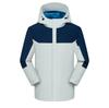 Una pieza forrada de polar Engrosada Bolsillo Grande Carga Ropa Repelente al agua Cortavientos Exterior Algodón Acolchado Chaqueta Monos Estampado
