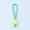 Cordão Colorido Colorido Blocos de Cor Nó Peruano para Celular, Cordão Decorativo para Chaveiro, Feito à Mão