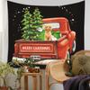 Nuevo Tapiz Navideño 2023 Poliéster Nuevo Perro Transfronterizo Tela Colgante Navideña Amazon Decoración de Dormitorio Tela de Fondo