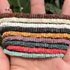 Accesorios para Joyería con Cuentas Cuadradas de Piedra Volcánica Colorida de 2x4 mm DIY Joyería Transfronteriza Venta al por Mayor Producción de Materiales Hechos a Mano