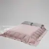 Sábana de algodón de fibra larga simple, pieza única, algodón puro, tejido de satén, juego de tres piezas para cama individual o doble en dormitorio