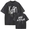 Camiseta Korn Falling Away from Me Vintage Lavada Sk