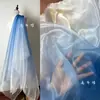 Accesorio de Hilo de Cristal Color Café Dorado Malla de Luz de Agua Alta Densidad Organza Dura Hecho a Mano DIY Arreglo Tejido de Diseñador