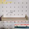 Accesorios Personalizados para Tablero Perforado, Estantes de Madera Maciza, Palitos de Madera, Cerillos de Colores, Estantes de Almacenamiento Multifuncionales, Accesorios Decorativos