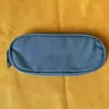2025 Nueva Bolsa para Lápices de Lona de Color Puro Transfronteriza Simple Fresca de Gran Capacidad Estudiante Bolsa de Papelería Estampada Bolsa para Lápices