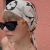 Gafas de sol de pata con cadena gruesa estilo ojo de gato gafas de sol de moda para la playa estilo hip hop para hombre y mujer geniales estilo europeo y americano gafas punk ins