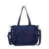 Nova Bolsa de Ombro Jeans Estilo Hong Kong Retrô Nicho para Mulheres, Fashionável, Versátil, Leve, Bolsa Transversal de Grande Capacidade para o Dia a Dia