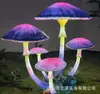 Escultura de Fibra de Vidrio con Resina Avatar Luz Ambiental Paisaje Exterior Forma de Hongo Avatar Iluminación de Paisaje Decoración