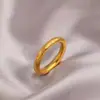 Anel da Fortuna em Aço Titânio Cor Livre Luxo High-end Simples Estilo Frio Anel Masculino e Feminino Combinação Perfeita Anel de Casal