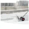 Pá de Neve Manual Tipo Roda de Borracha Conveniente Sem Esforço Simples Fácil de Usar Longa Vida Útil Aparência Bonita Pá de Neve Manual