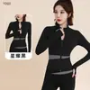 Conjunto de Yoga de Tres Piezas Color Block para Mujer, Ropa Deportiva con Sensación Nude, No Requiere Almohadillas en el Sujetador, A Prueba de Impactos de Alta Intensidad, Conjunto Anti-Exposición Falso de Dos Piezas
