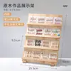 Madera Maciza Salón de Uñas Portátil Exhibidor de Uñas Estante de Exhibición Sala de Estar Tablero de Exhibición de Trabajo Paso Tarjeta de Color Libro Mesa