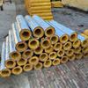 Tubo de lana de vidrio con lámina de aluminio, venta al por mayor de fábrica Shell, aislamiento térmico de tuberías de vapor de calderas y tubo de aislamiento de absorción acústica, tubo de algodón de vidrio ignífugo.