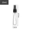 Botella de perfume de 10 ml/15 ml, botella con atomizador, botella de recarga de perfume, botella vacía cuadrada de viaje de pequeña capacidad, botella de perfume cuadrada