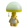 Luminária de Noite em Formato de Macaco Desenho Animado, Presente de Aniversário Infantil, Decoração Criativa de Atmosfera para Mesa de Quarto