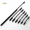 Manija de Puerta de Armario Wenzhou Negro Mate Manija de Ingeniería Americana Aleación de Aluminio Mango Largo Herrajes para Muebles de Gabinete
