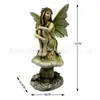Adorno de Hada de Flores para Jardín Exterior de Amazon, Patio Jardín Artesanías de Resina Escultura Decorativa de Paisaje Muñeca