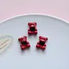 Accesorios de Resina para Manualidades de Dibujos Animados Joyería Tarjeta Mediana Oso Mantequilla Pegamento de Crema Pasador Hecho a Mano Funda para Teléfono Móvil Flor para Zapatos Accesorios