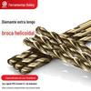 Broca helicoidal de haste reta estendida Bailey cobalto M35 aço inoxidável Cabeça de corte especial metal ferro liga de alumínio broca