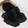 Novo Lenço Estampado para Envolver a Cabeça Feminino Malásia Transfronteiriço Costura Amassada Moda Wrap Lenço de Cabeça