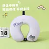 Almohada de Espuma Viscoelástica en Forma de U de Dibujos Animados de Panda Almohada de Viaje Almohada Portátil Almohada para el Cuello Cervical Almohada para la Siesta de Estudiantes Almohada de Dibujos Animados en Forma de U