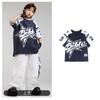 Ropa Moderna para Niños de Street Dance Atuendos Hip-Hop para Actuación de Niños Kit de Batería Disfraces de Jazz Frescos y con Estilo para Niñas Ropa de Actuación para Niños